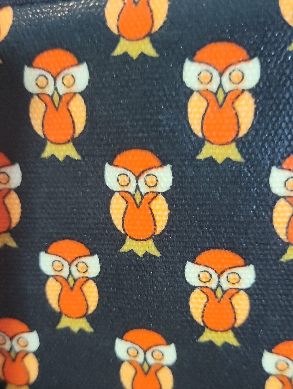 Fossil Black Wallet with Owl Print - Picture 5 of 8